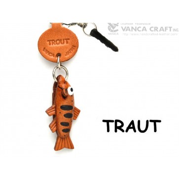 Trout Leather Fish & Sea Animal Earphone Jack Accessory