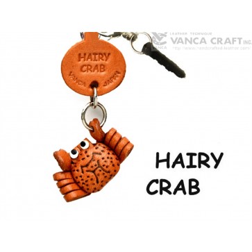 Hairy Crab Leather Fish & Sea Animal Earphone Jack Accessory