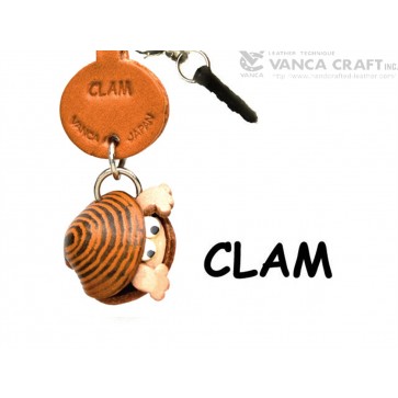 Clam Leather Fish & Sea Animal Earphone Jack Accessory