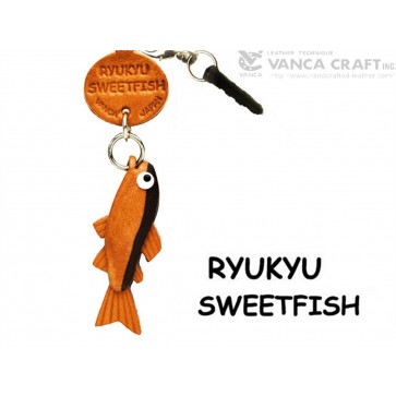 Ryukyu Sweetfish Leather Fish & Sea Animal Earphone Jack Accessory