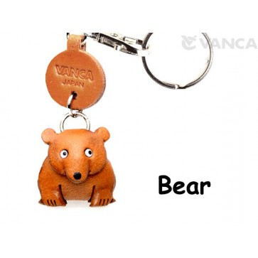 Bear Japanese Leather Keychains Animal