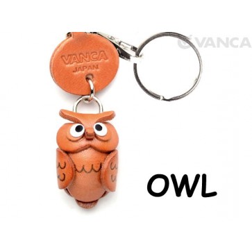 Owl Japanese Leather Keychains Animal 