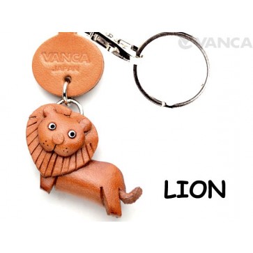Lion Japanese Leather Keychains Animal