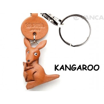 Kangaroo Japanese Leather Keychains Animal