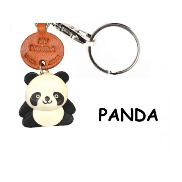 Panda Leather Keychains Animal