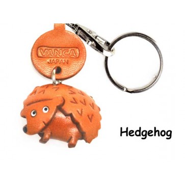 Hedgehog  Japanese Leather Keychains Animal