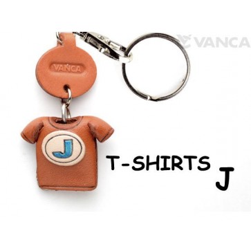 J(Blue) Japanese Leather Keychains T-shirt