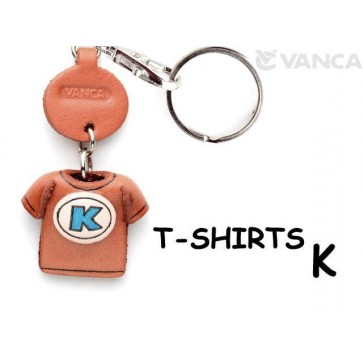 K(Blue) Japanese Leather Keychains T-shirt
