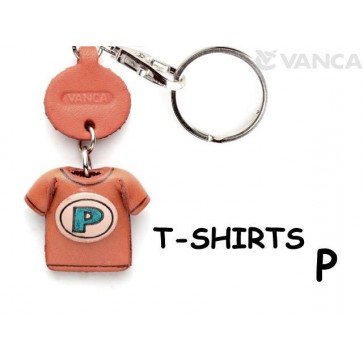 P(Blue) Japanese Leather Keychains T-shirt