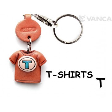 T(Blue) Japanese Leather Keychains T-shirt