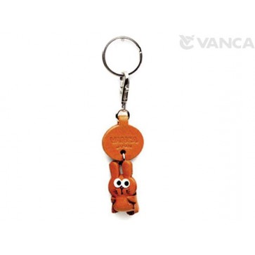 Rabbit Leather Keychains Little Zodiac Mascot