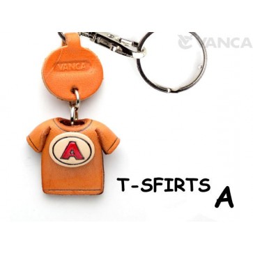A(Red) Japanese Leather Keychains T-shirt