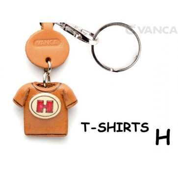 H(Red) Japanese Leather Keychains T-shirt