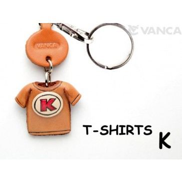 K(Red) Japanese Leather Keychains T-shirt