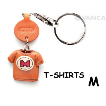 M(Red) Japanese Leather Keychains T-shirt