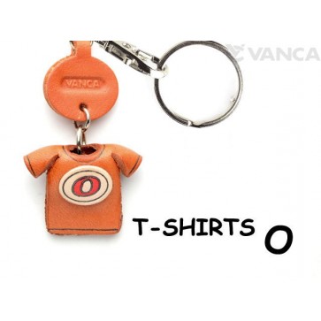 O(Red) Japanese Leather Keychains T-shirt