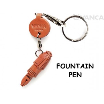 Fountain Pen Leather Keychain