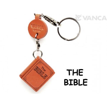 The Bible Leather Keychain