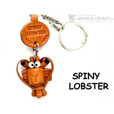 Spiny Lobster Japanese Leather Keychains Fish 