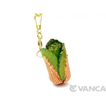 Chinese Cabbage Leather Keychain(L)