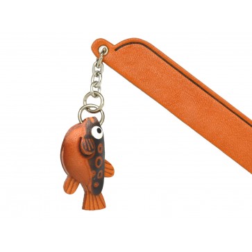 Blowfish Leather Charm Bookmarker