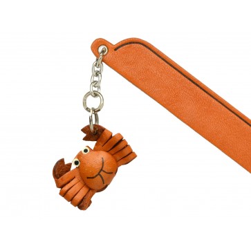 Crab Leather Charm Bookmarker