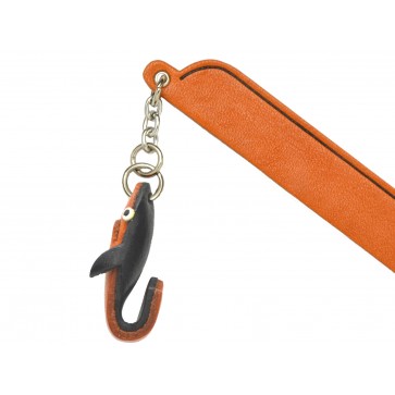 Shark Leather Charm Bookmarker