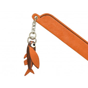 Flying fish Leather Charm Bookmarker