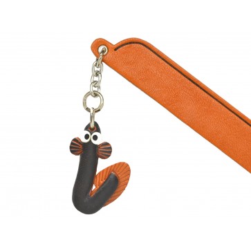 Eel Leather Charm Bookmarker