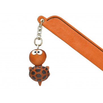 Turtle Leather Charm Bookmarker