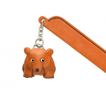 Bear Leather Charm Bookmarker