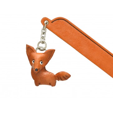 Fox Leather Charm Bookmarker