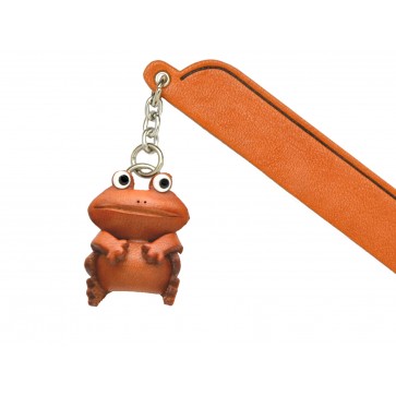 Frog Leather Charm Bookmarker