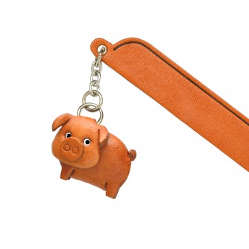 Pig Leather Charm Bookmarker