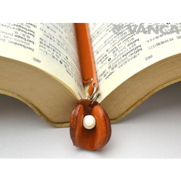 Catcher's mitt Leather Charm Bookmarker