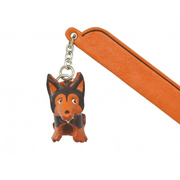 Siberian husky Leather dog Charm Bookmarker