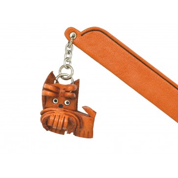 Cairn terrier Leather dog Charm Bookmarker