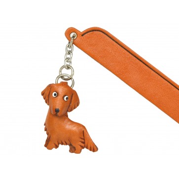 Golden retriever Leather dog Charm Bookmarker