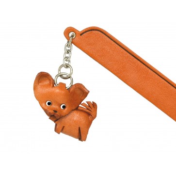 Chihuahua Leather dog Charm Bookmarker