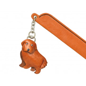 Great pyrenees Leather dog Charm Bookmarker