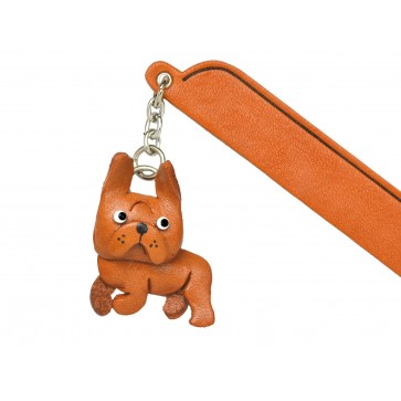 French bulldog Leather dog Charm Bookmarker