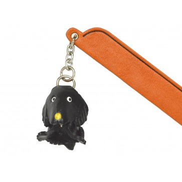 Flatcoated retriever Leather dog Charm Bookmarker