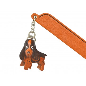 English springer Leather dog Charm Bookmarker