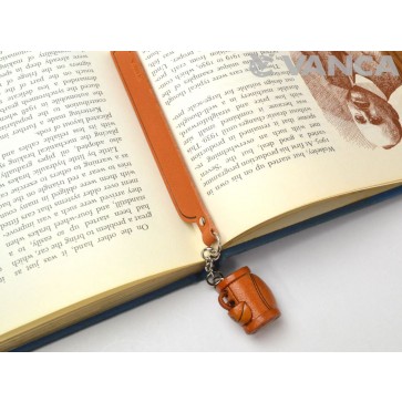 Golf bag Leather Charm Bookmarker