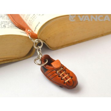 Soccer shoe Leather Charm Bookmarker