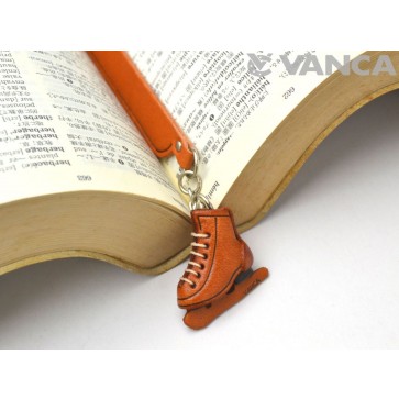 Skate shoe Leather Charm Bookmarker