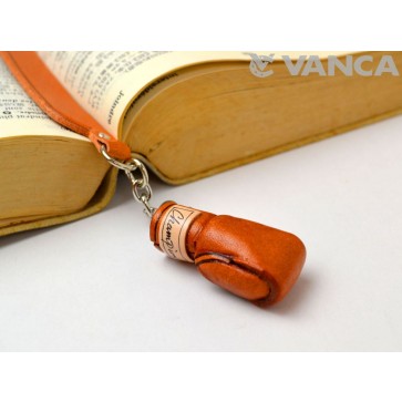 Boxing glove Leather Charm Bookmarker