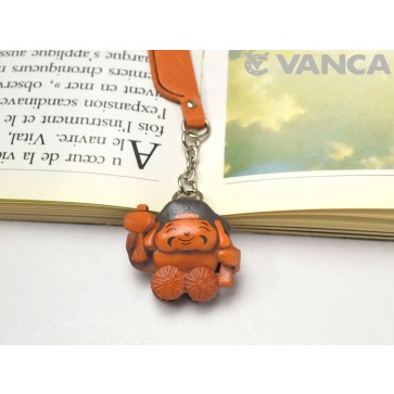 Daikoku God Leather Charm Bookmarker