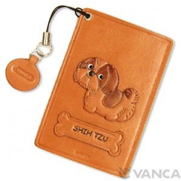 Shih Tzu Leather Commuter Pass/Passcard Holders