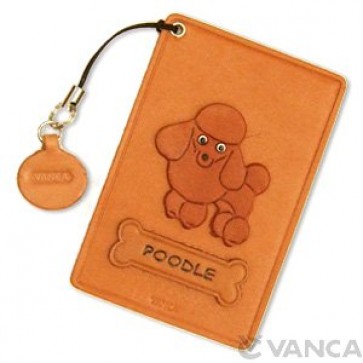 Poodle Leather Commuter Pass/Passcard Holders